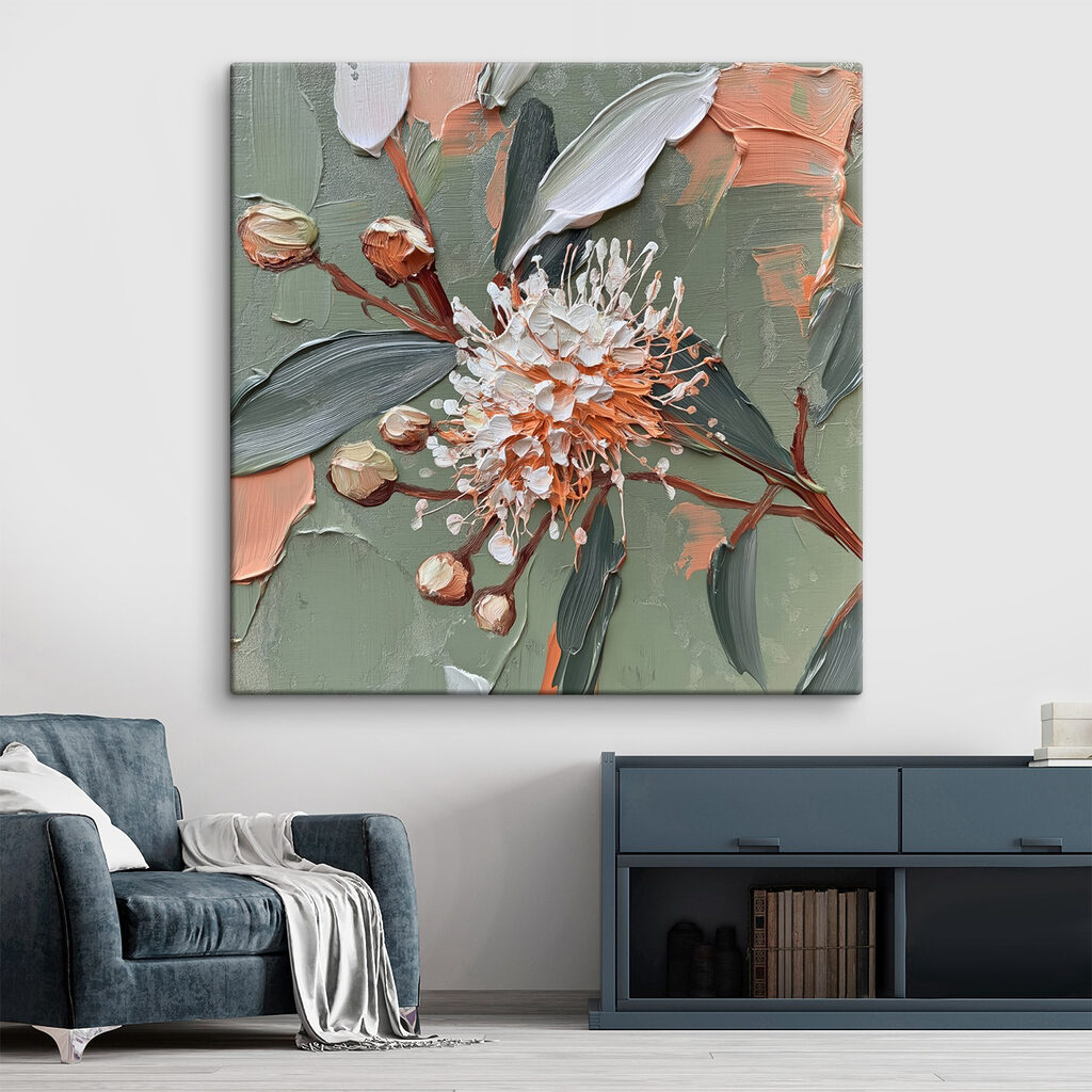 Fleur à larges touches — intérieur 1