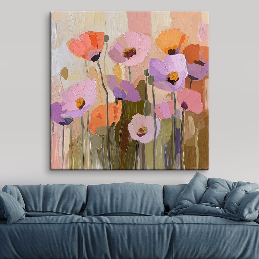 Bouquet en touches colorées — intérieur 1