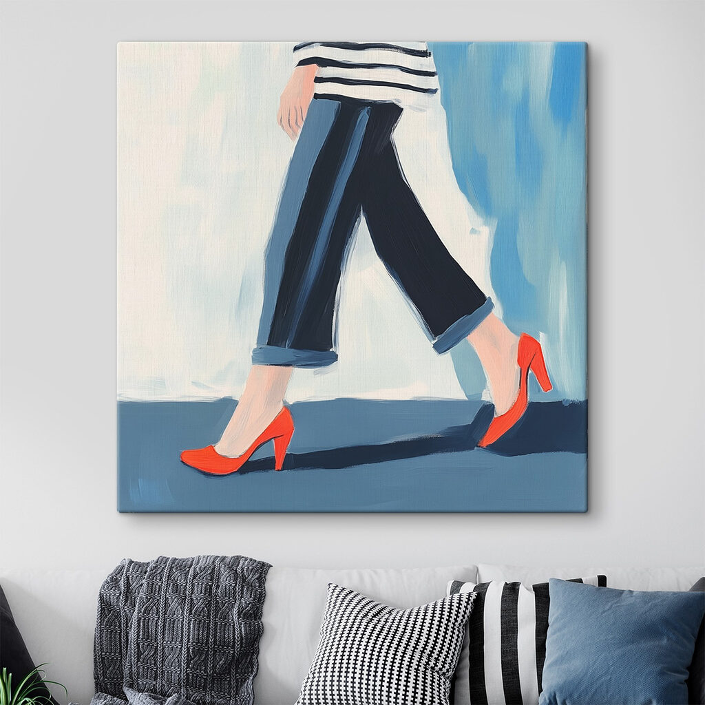 Talons rouges en marche — intérieur 1