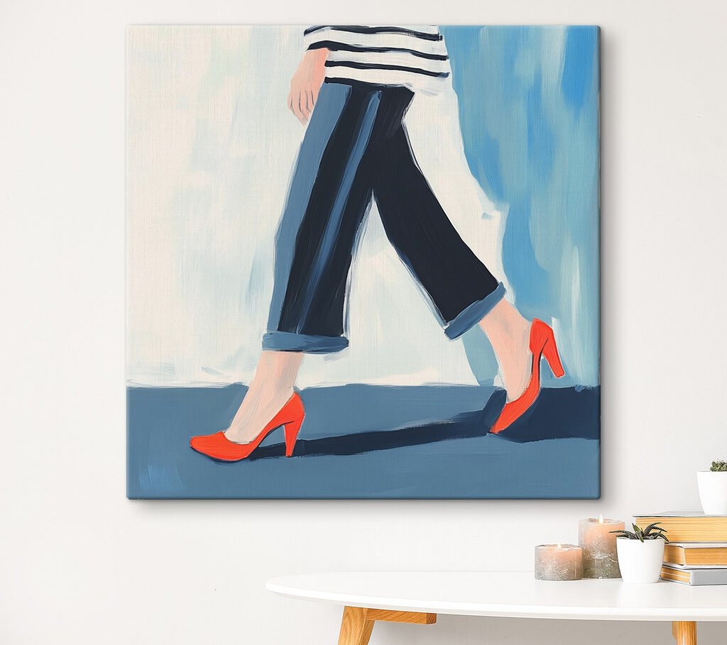 Talons rouges en marche — intérieur 2