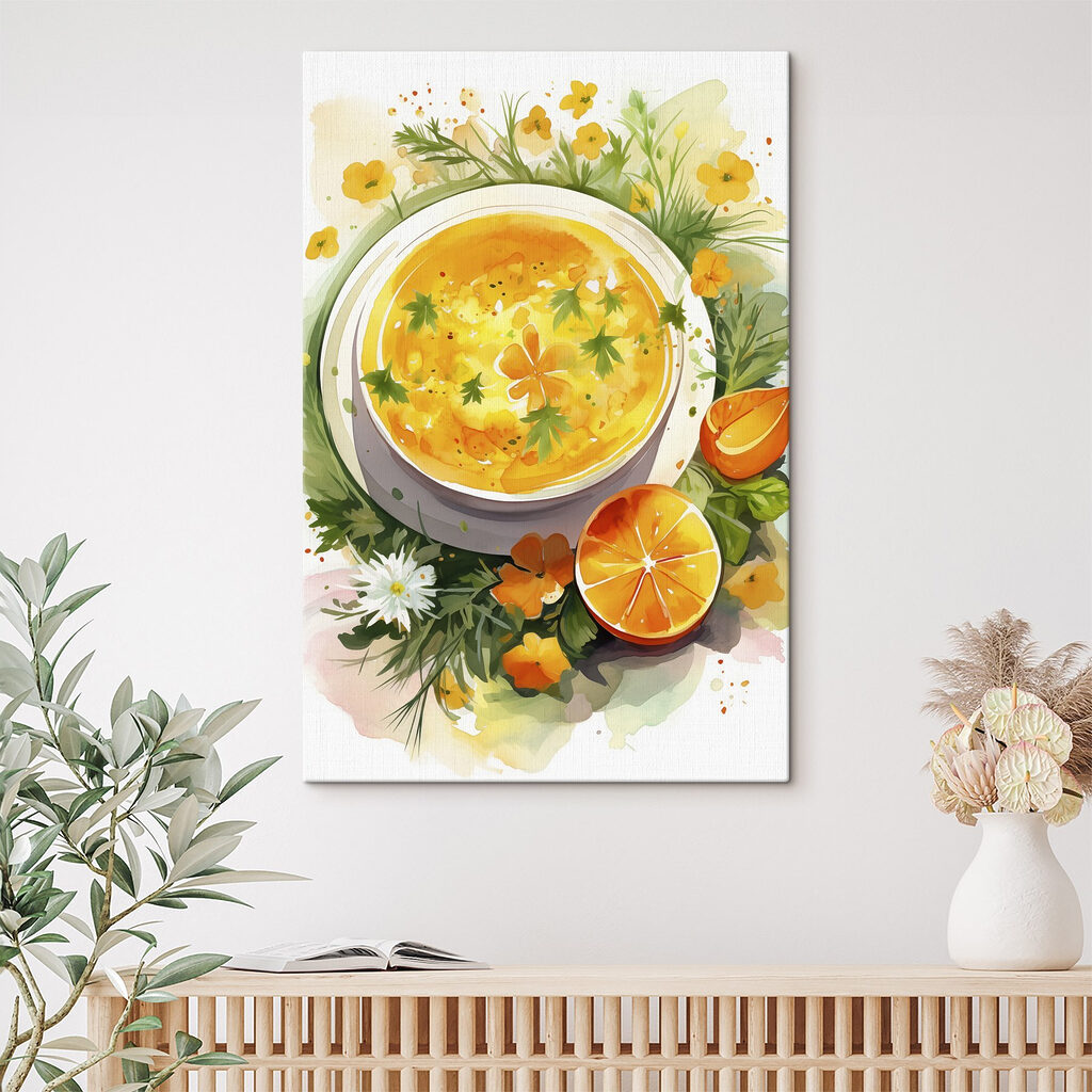 Soupe parmi les fleurs — intérieur 1