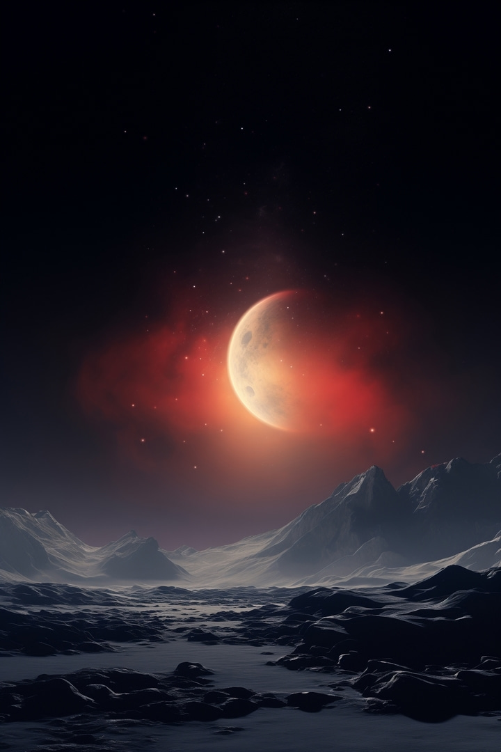 Croissant de lune — motif complet