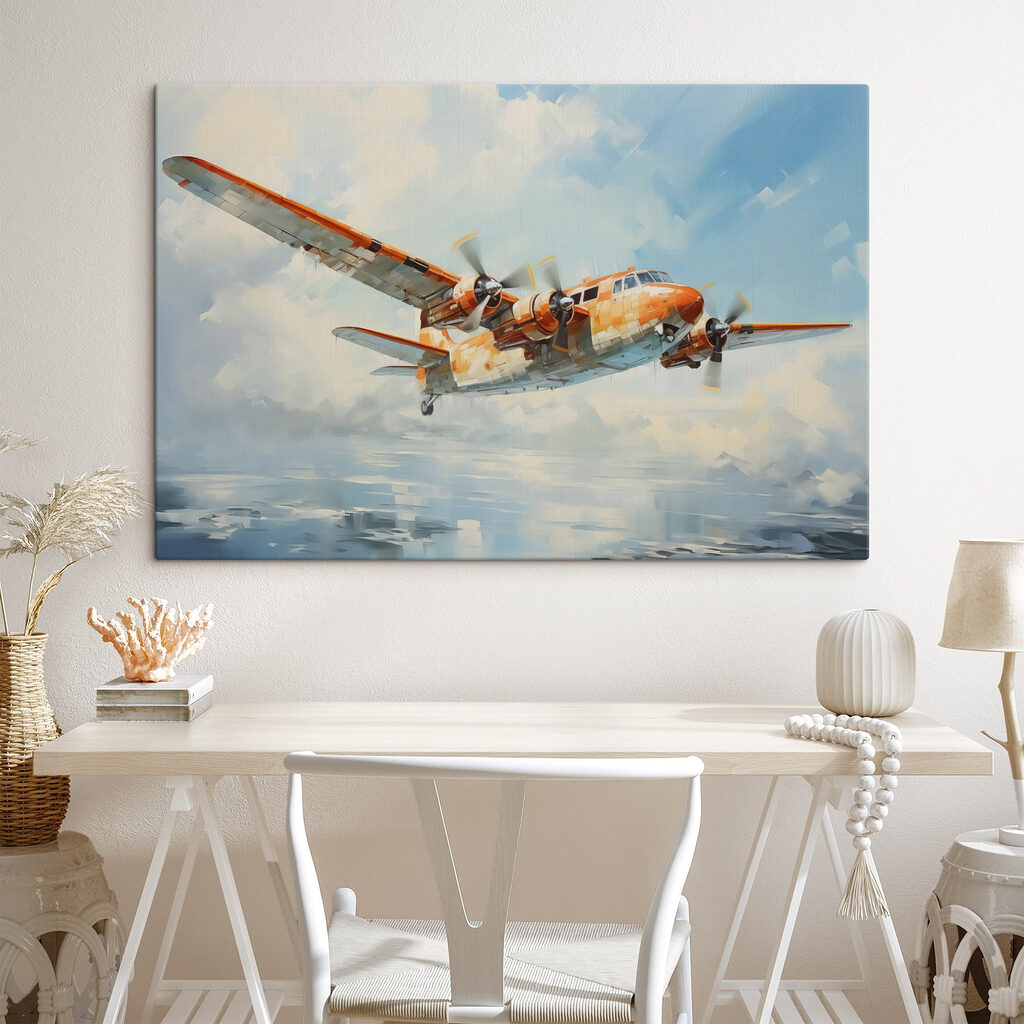 Avion dans les nuages — intérieur 2
