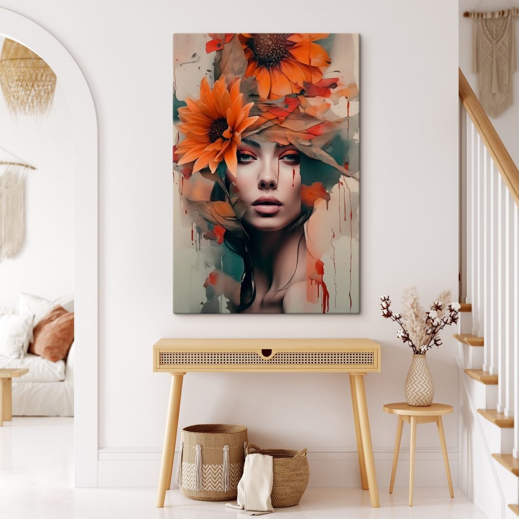 Fleurs d’automne et regard — intérieur 2