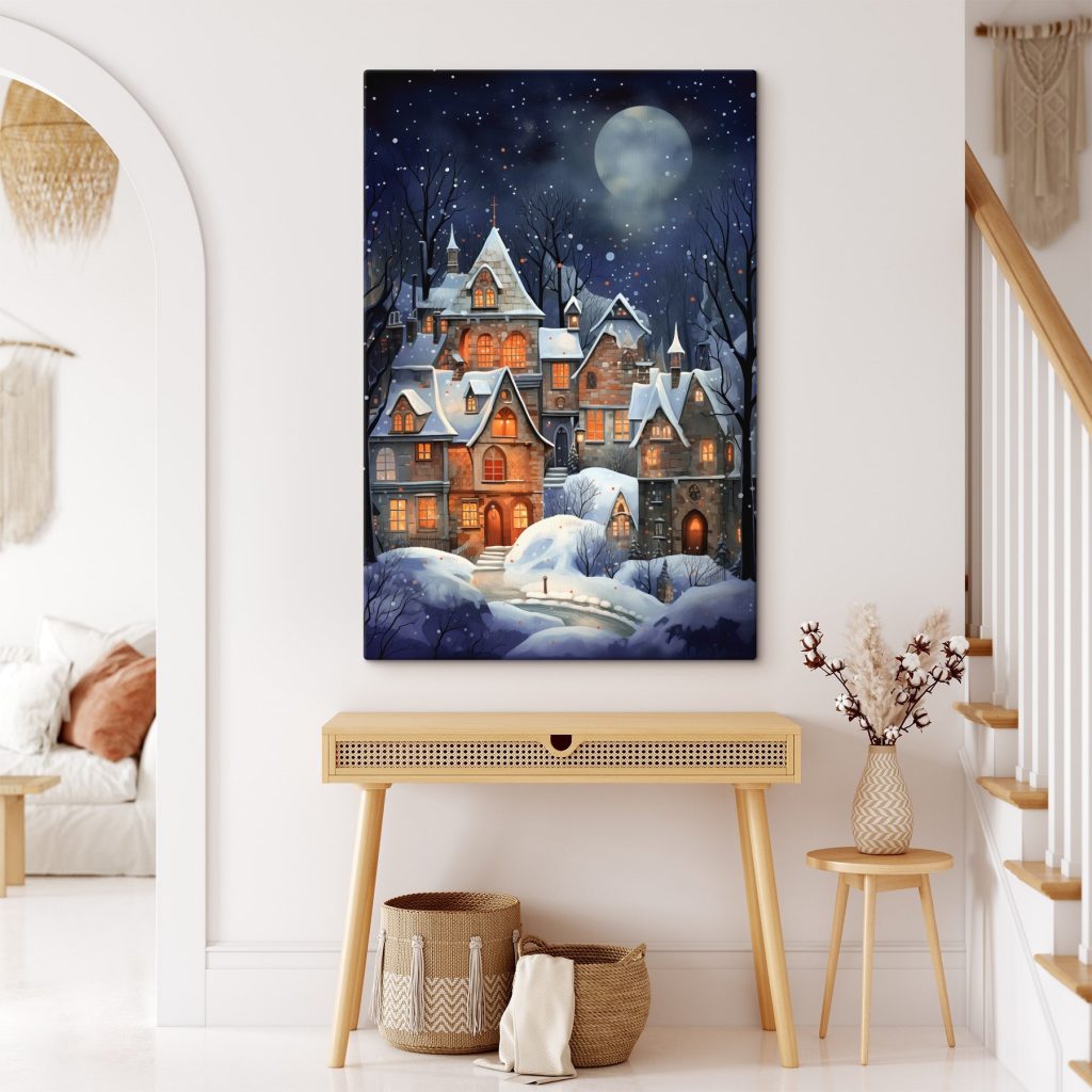 Village sous la lune — intérieur 2