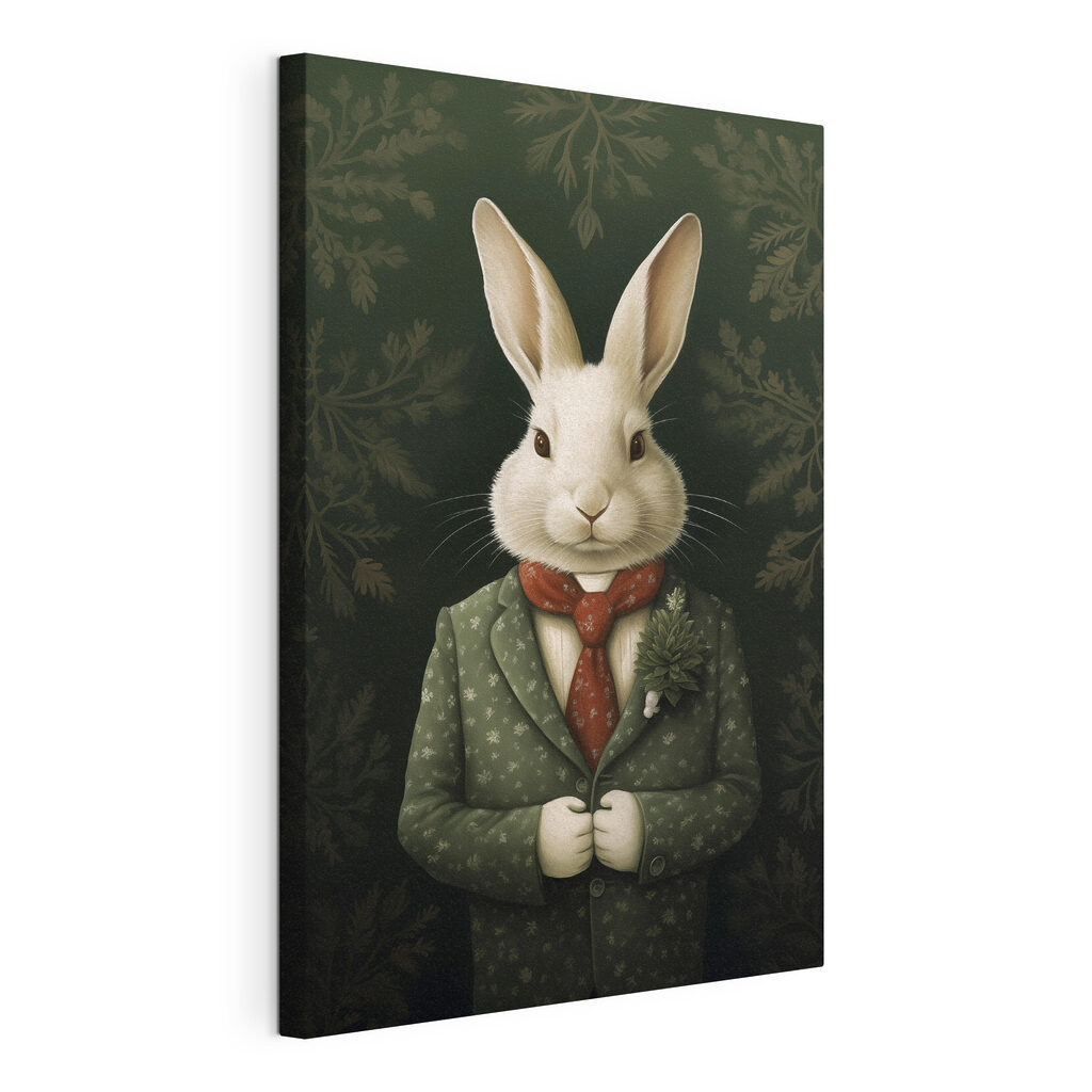 Lapin en costume vert — vue du produit
