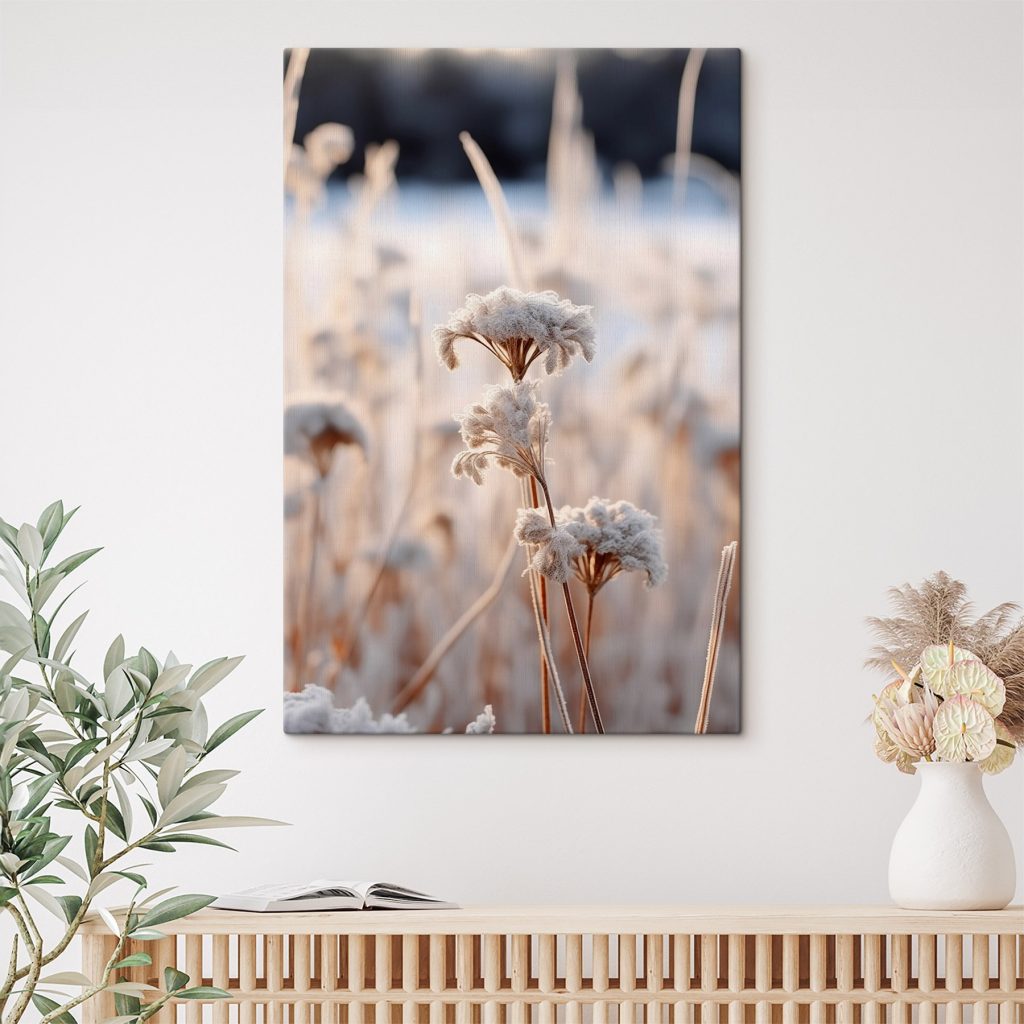 Fleurs givrées — intérieur 1