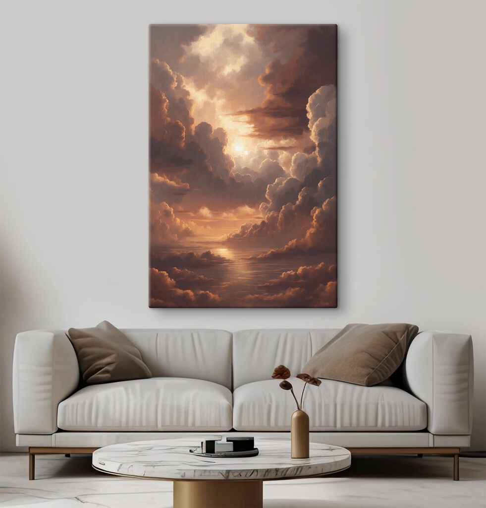 Ciel doré du soir — intérieur 3