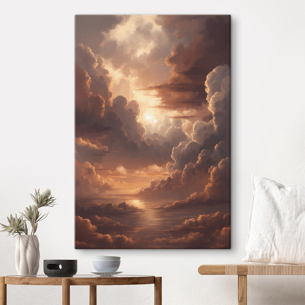 Ciel doré du soir — intérieur 1