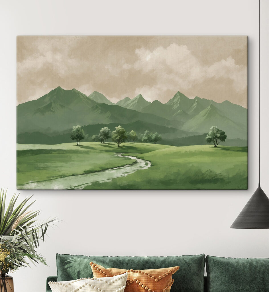 Vallée verte des montagnes — intérieur 2