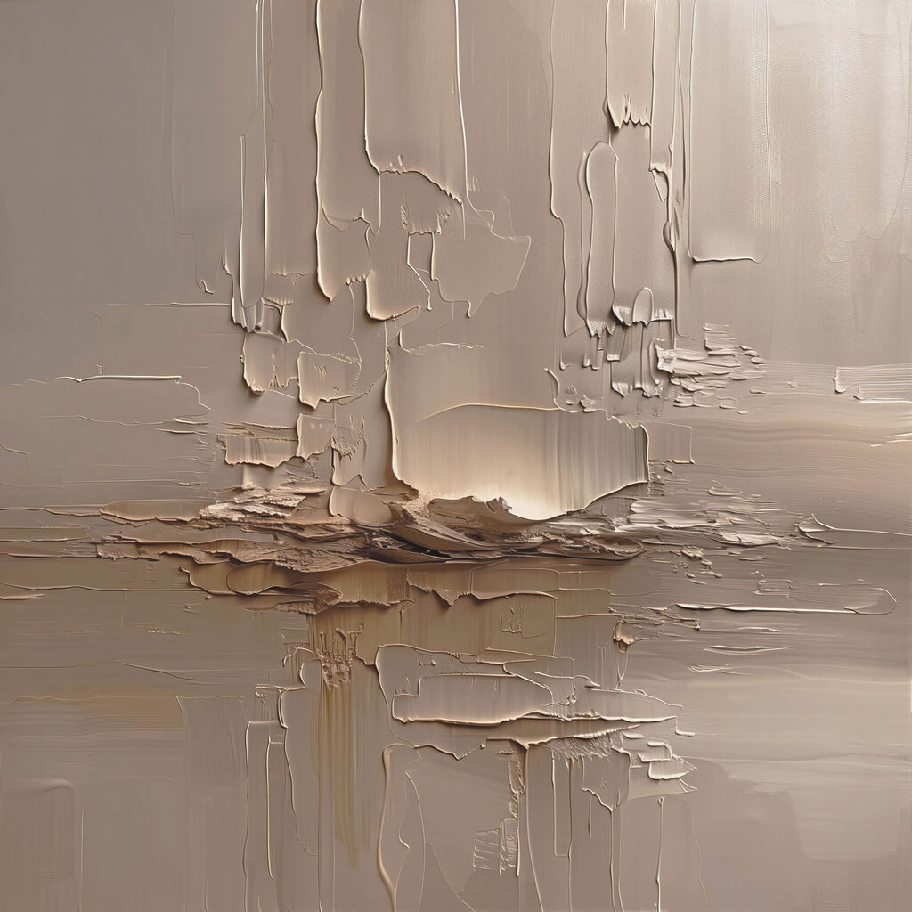 Lignes croisées couleur sable — motif complet