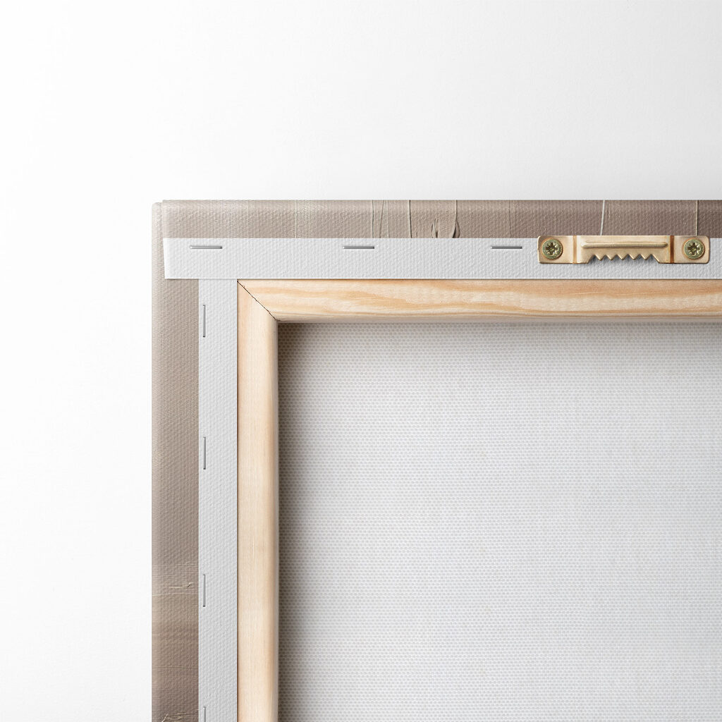 Lignes croisées couleur sable — dos
