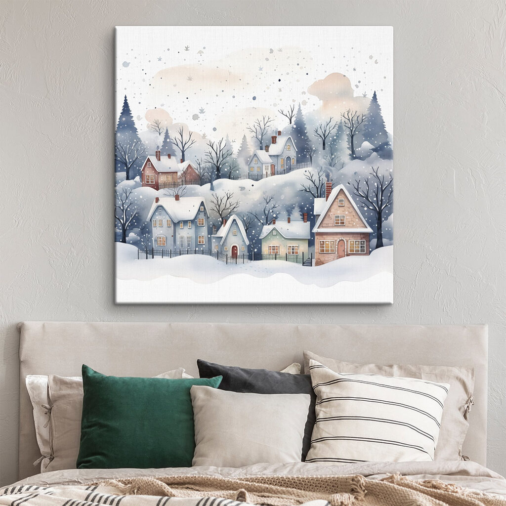 Maisonnettes aux branches bleues — intérieur 2