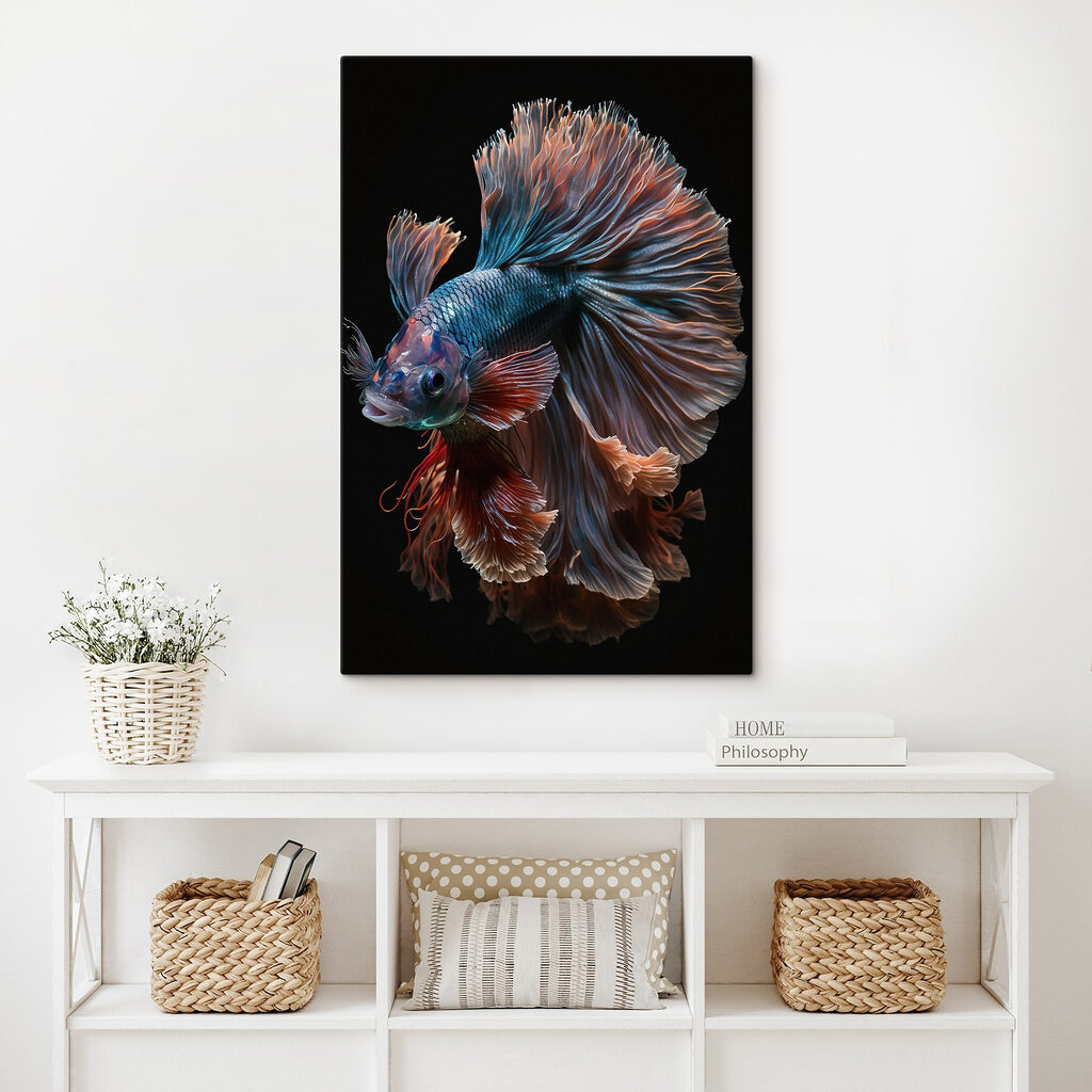 Poisson combattant nocturne — intérieur 1
