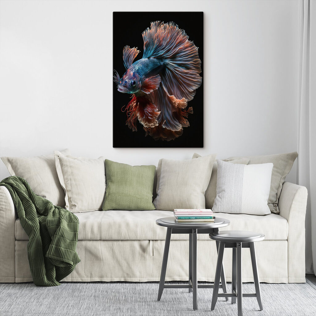 Poisson combattant nocturne — intérieur 2
