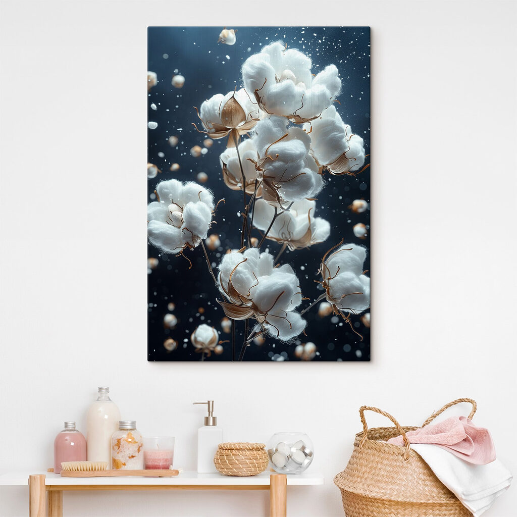 Coton sur bleu nuit — intérieur 1