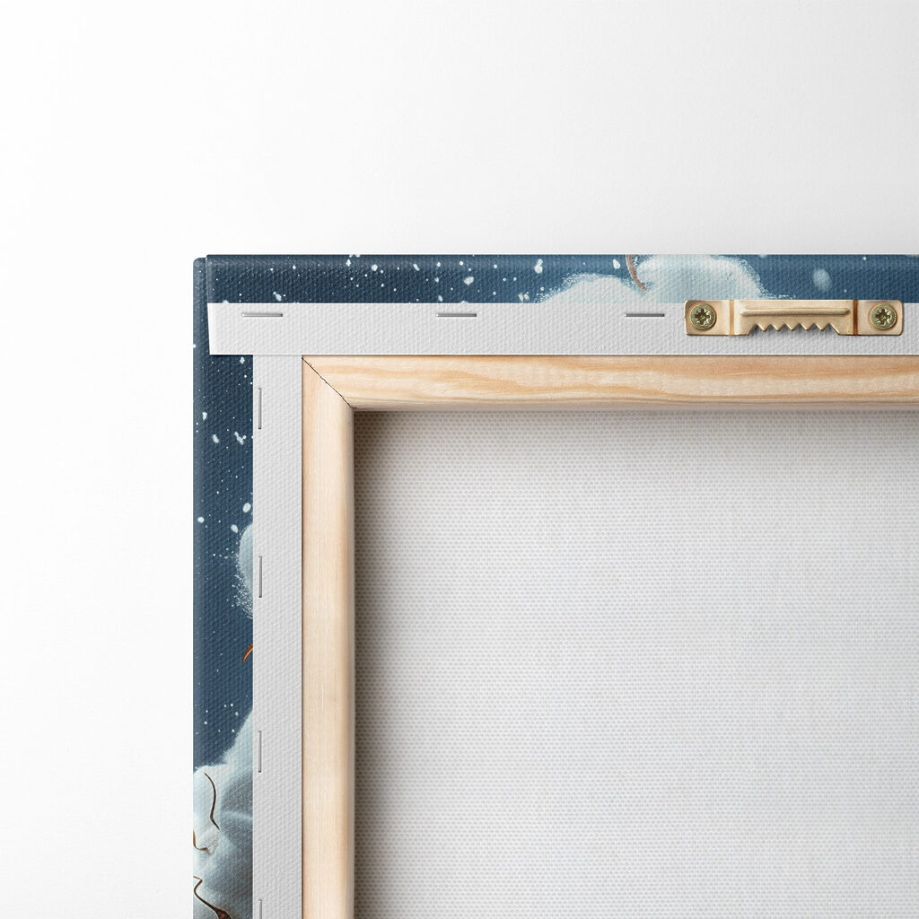 Coton sur bleu nuit — dos