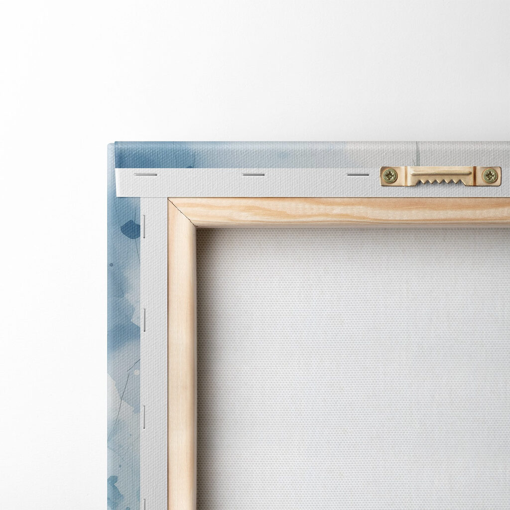 Sapin à l’aquarelle bleue — dos