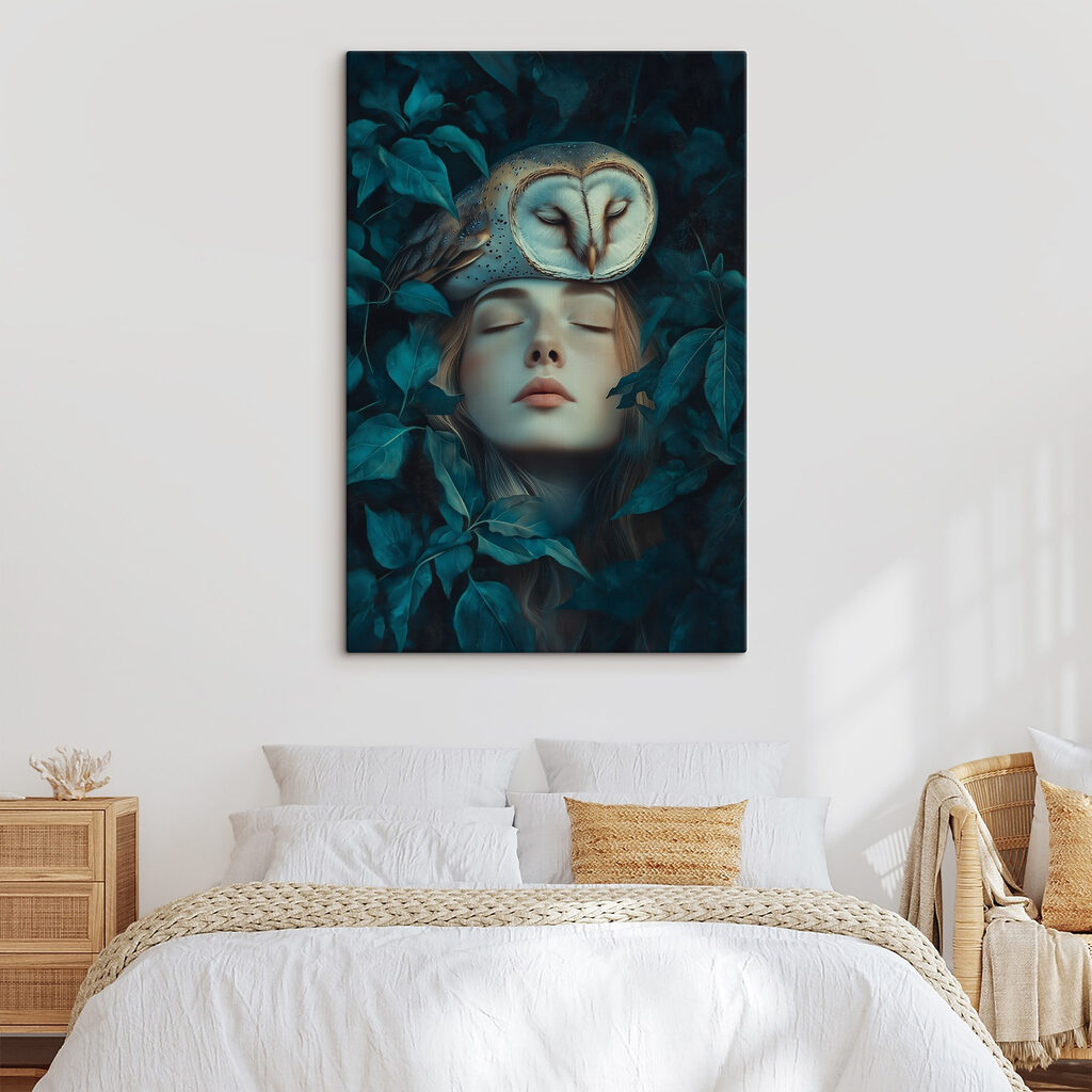 Visage sous la chouette — intérieur 1