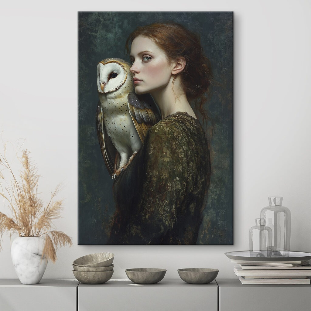 Avec la chouette effraie — intérieur 1