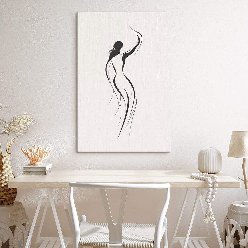 Danse en lignes noires — intérieur 2