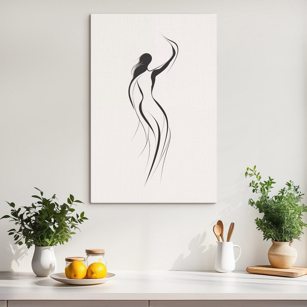Danse en lignes noires — intérieur 1
