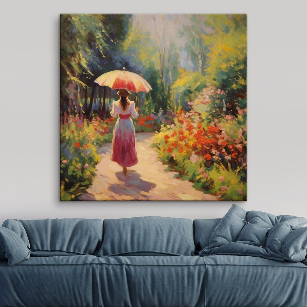 Ombrelle au jardin d’été — intérieur 2