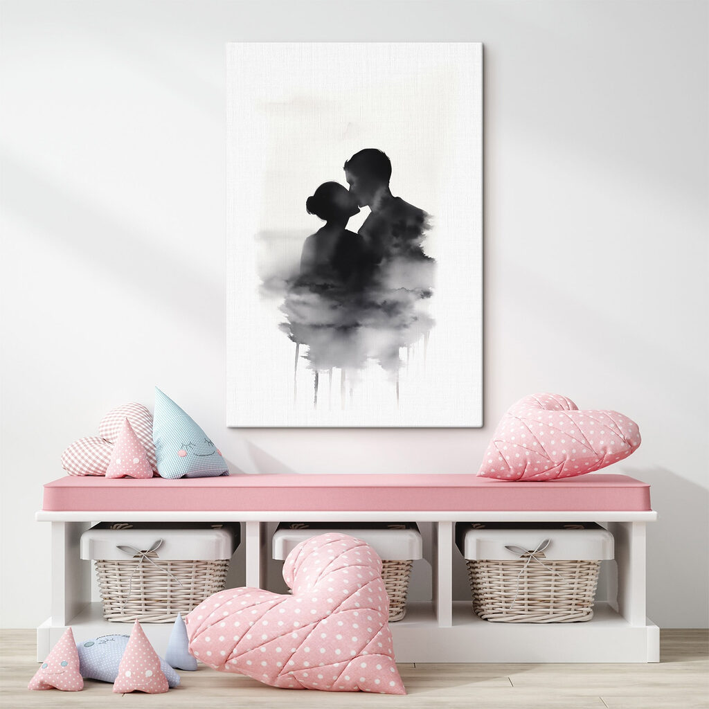 Baiser à l’aquarelle — intérieur 2