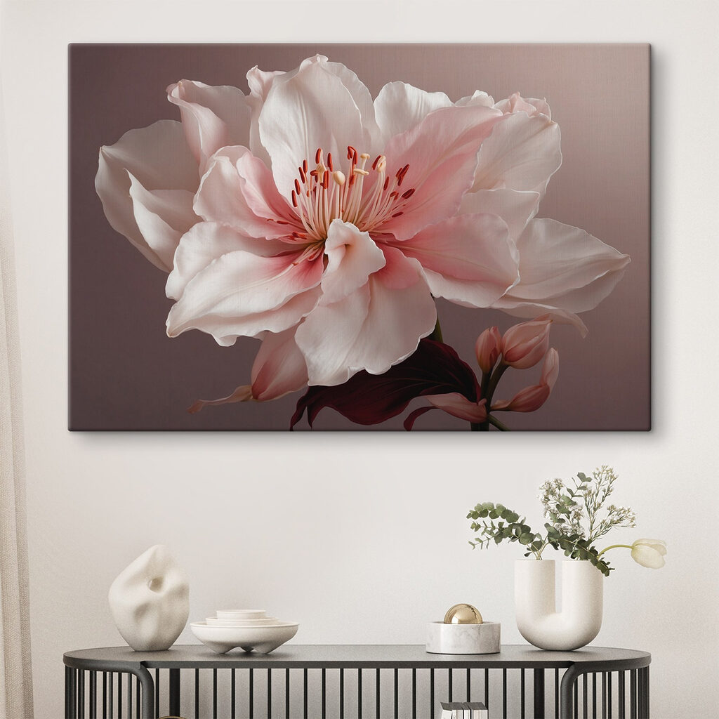 Fleur blanc rosé — intérieur 2
