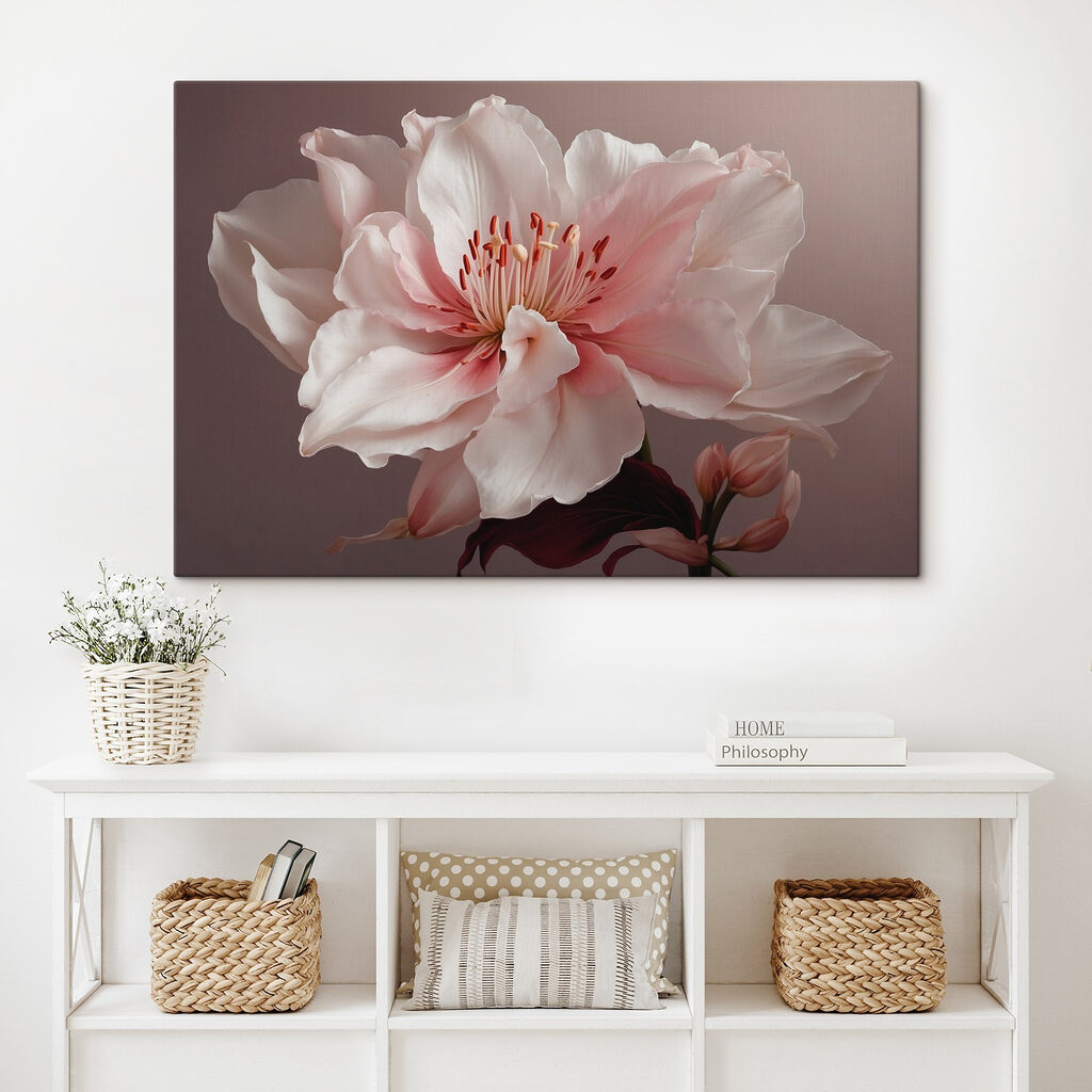 Fleur blanc rosé — intérieur 3