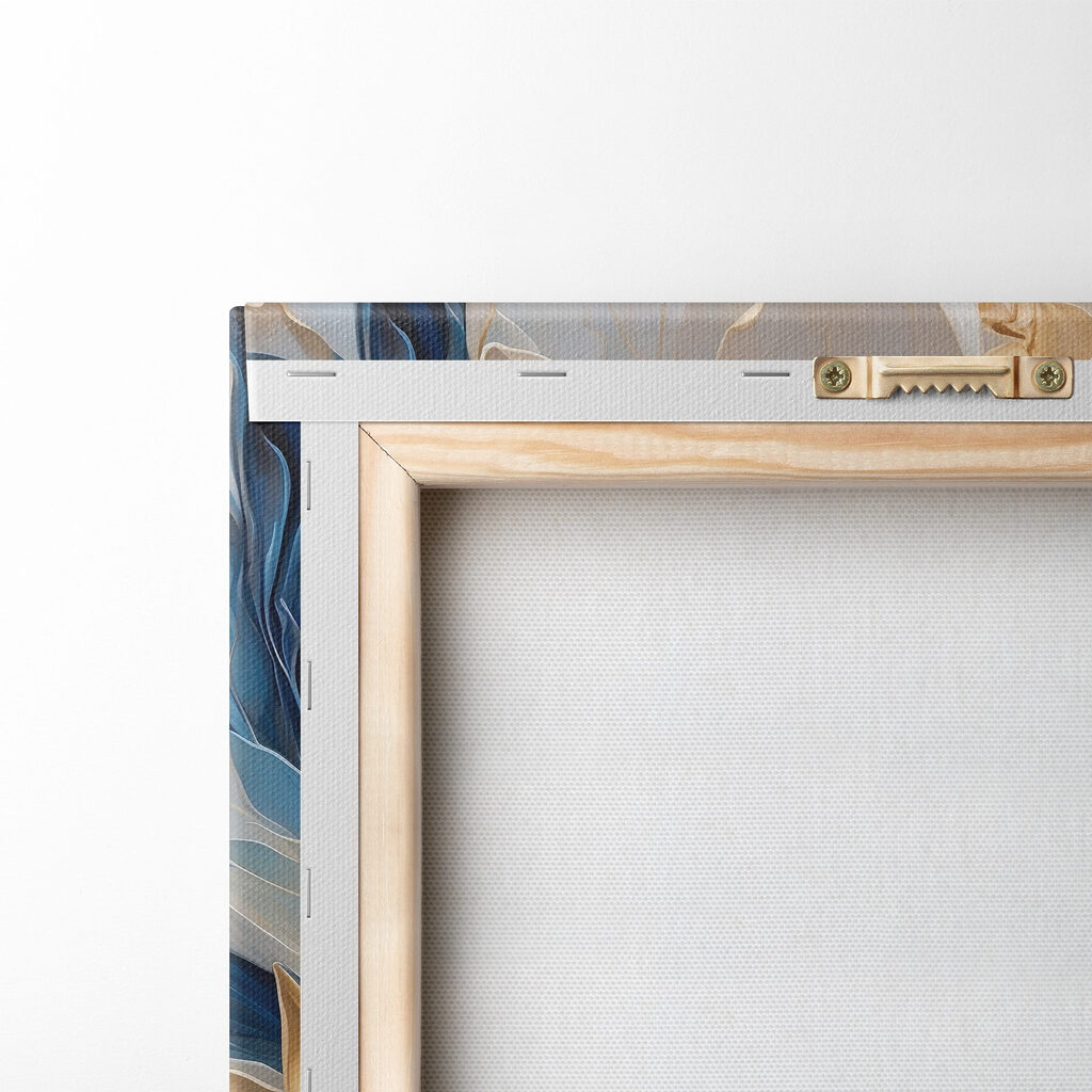 Fleur aux plis bleus — dos