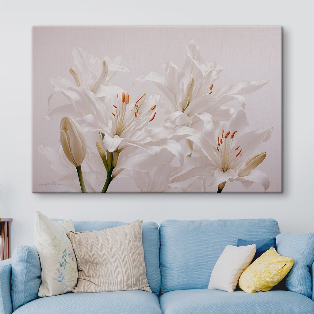 Lys blancs paisibles — intérieur 3