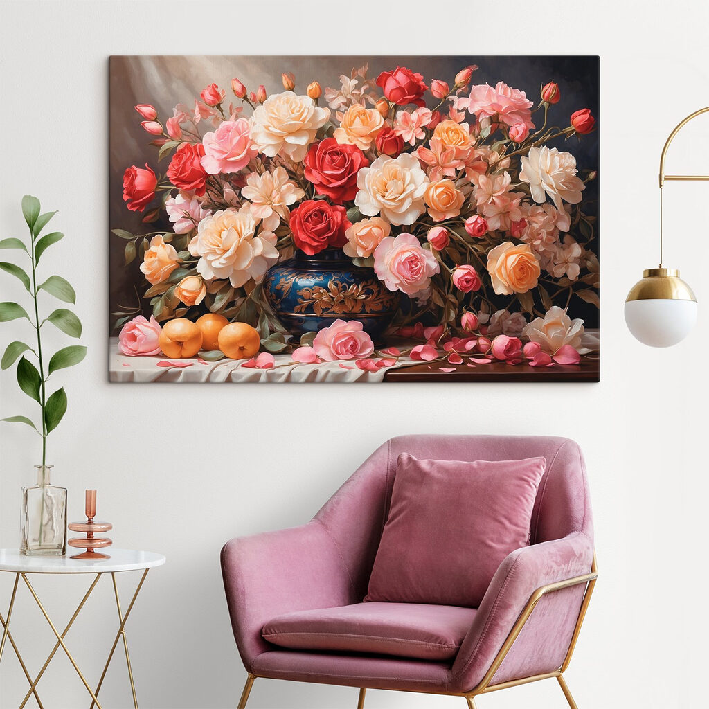 Roses et agrumes — intérieur 1