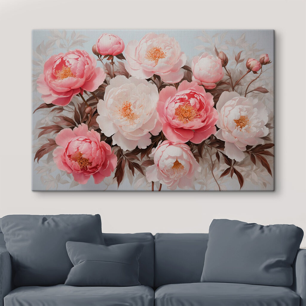 Couronne de pivoines roses — intérieur 2