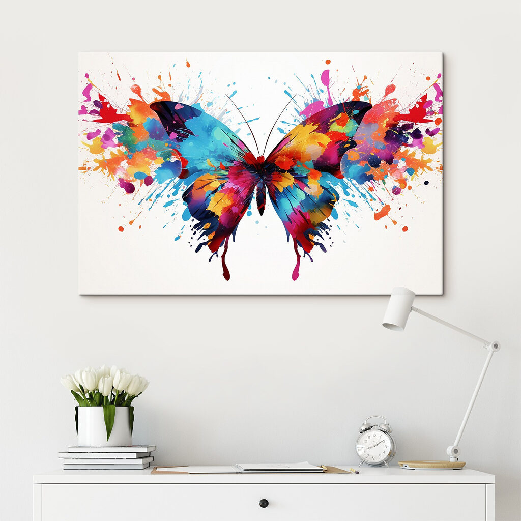 Papillon en éclaboussures — intérieur 2