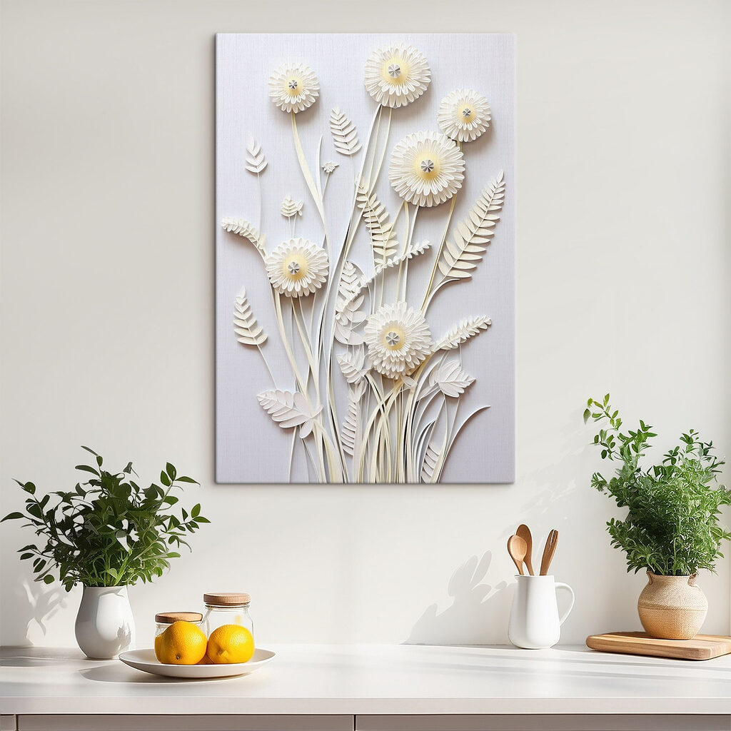 Fleurs des champs superposées — intérieur 2