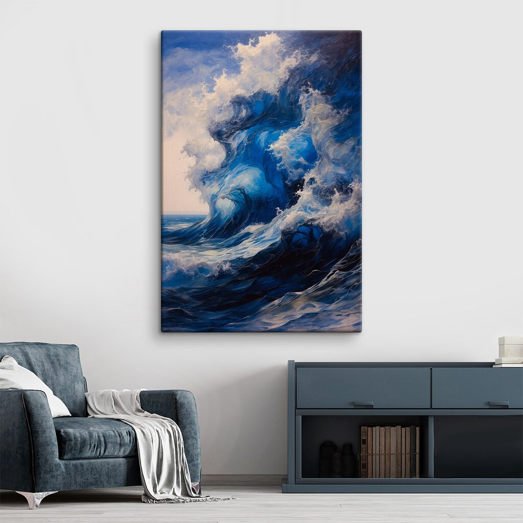 Vague sous les nuages — intérieur 2