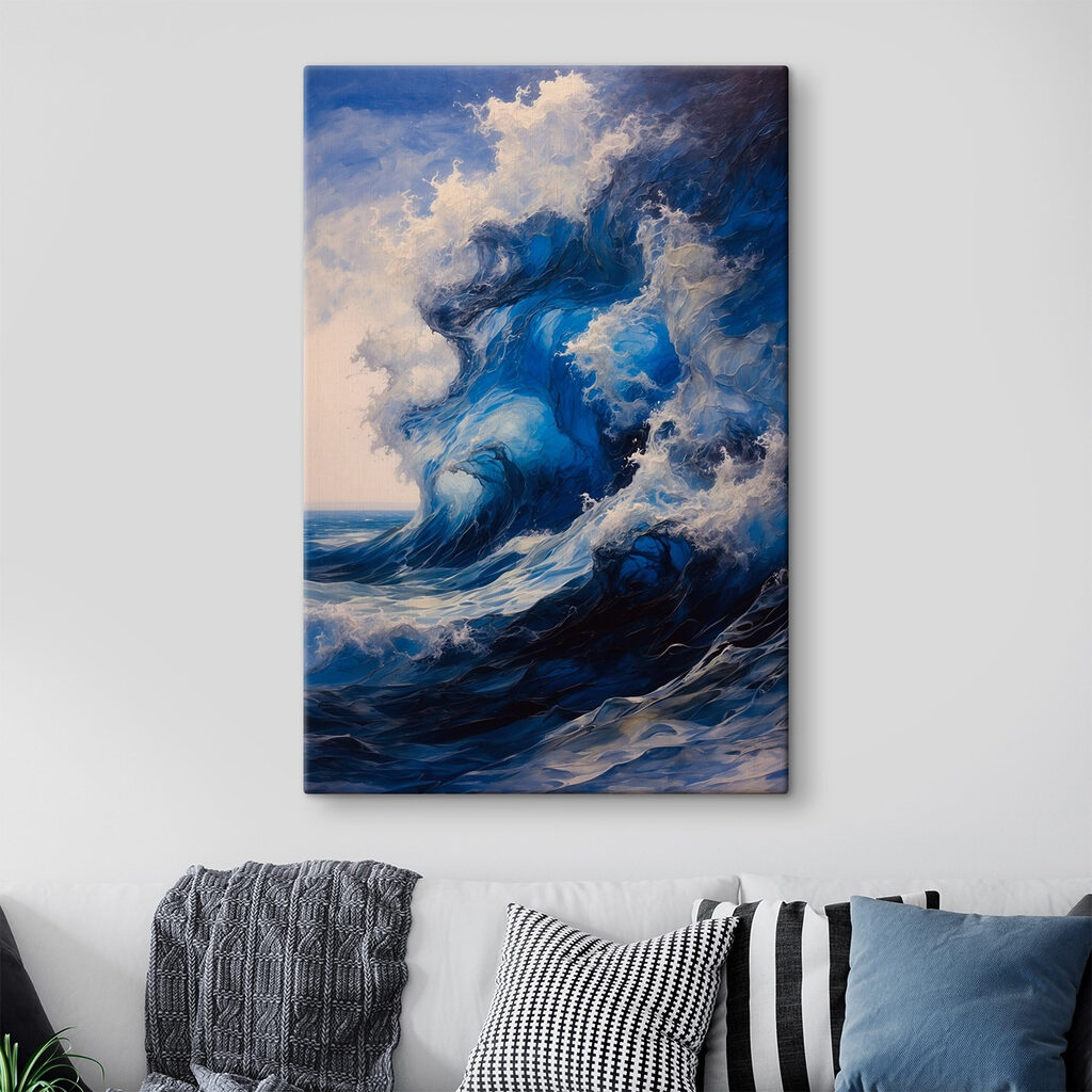 Vague sous les nuages — intérieur 1
