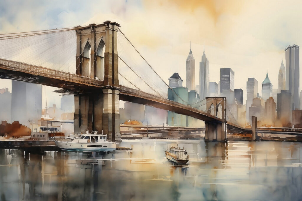 Pont de Brooklyn — motif complet