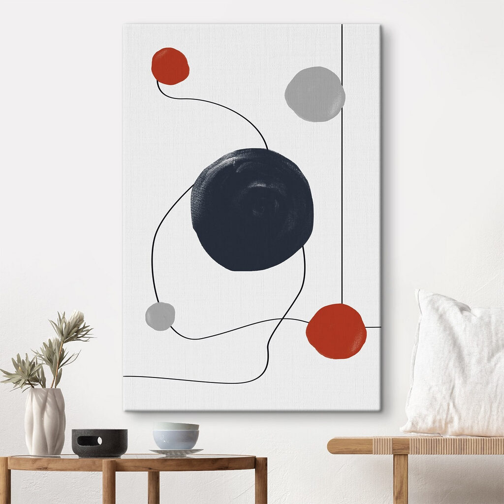 Cercles reliés d’un fil — intérieur 1