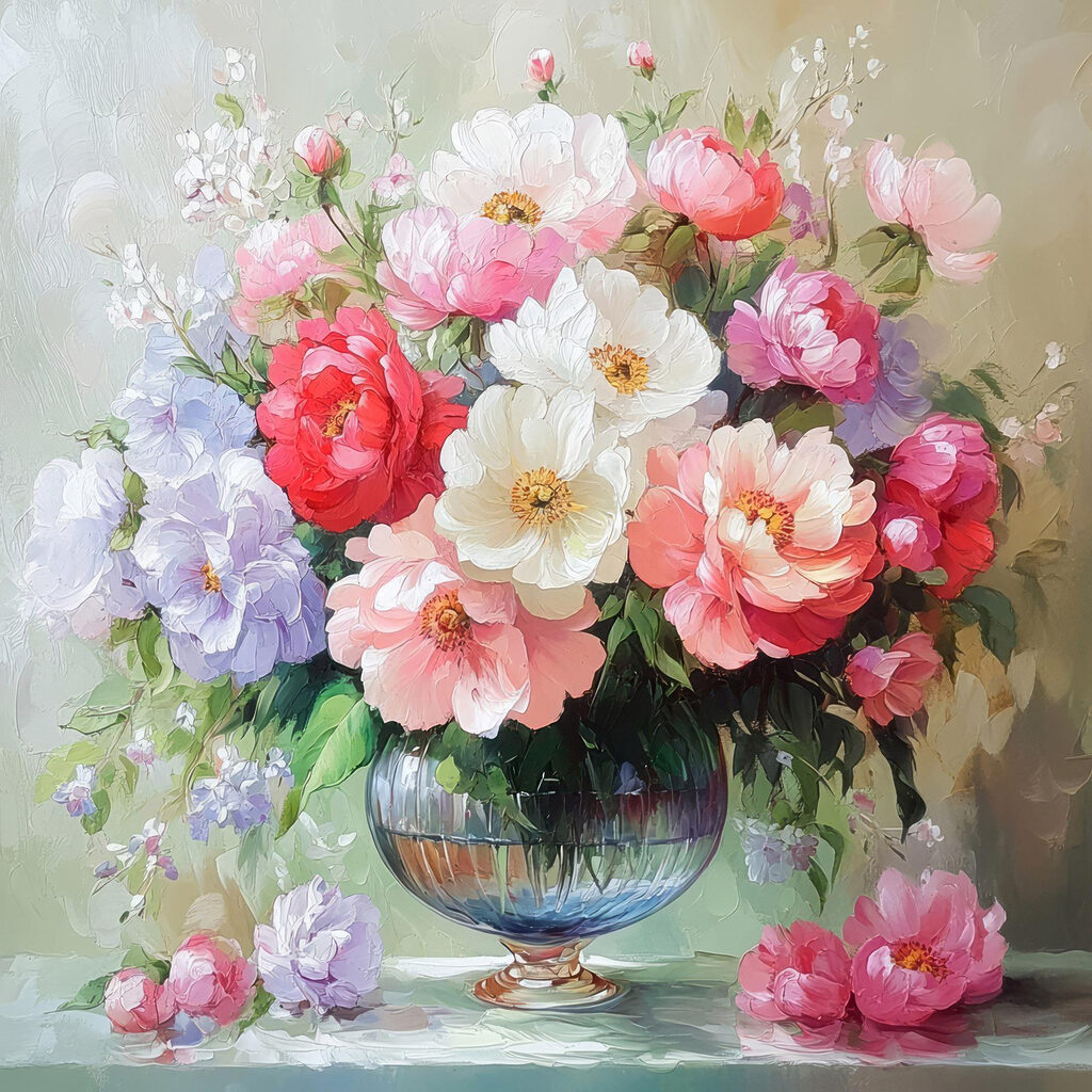Bouquet d’été — motif complet