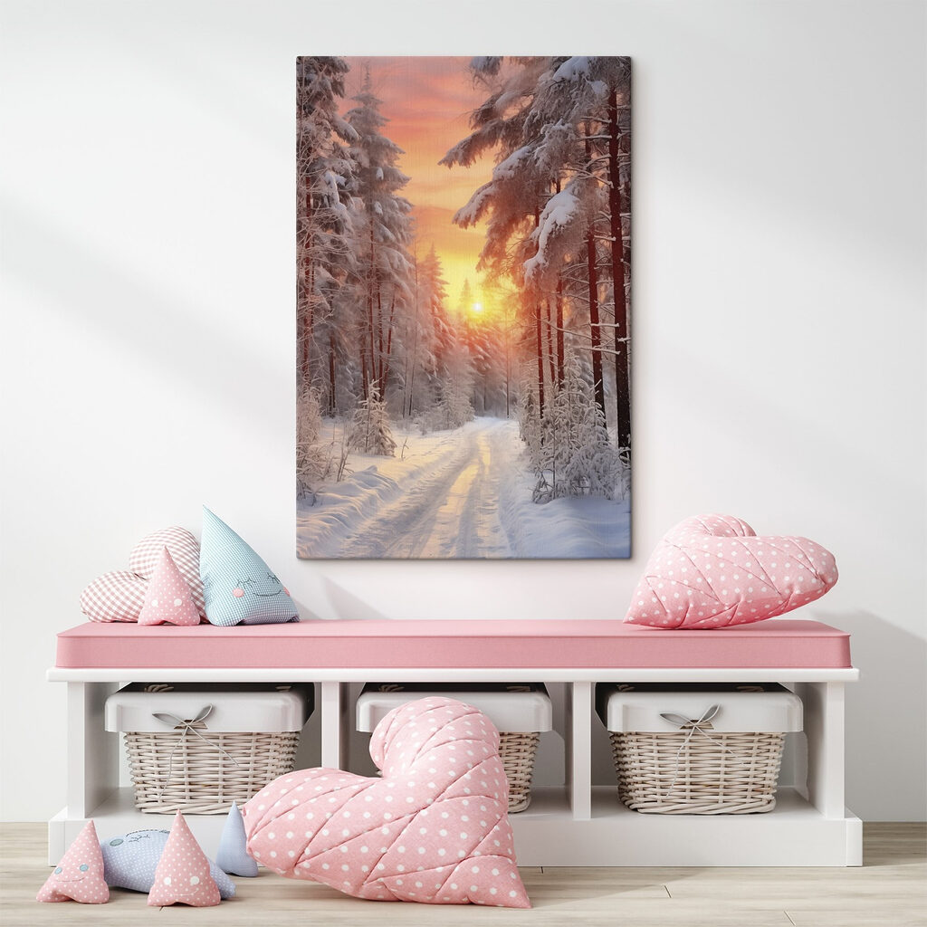 Ciel d’hiver rosé — intérieur 2