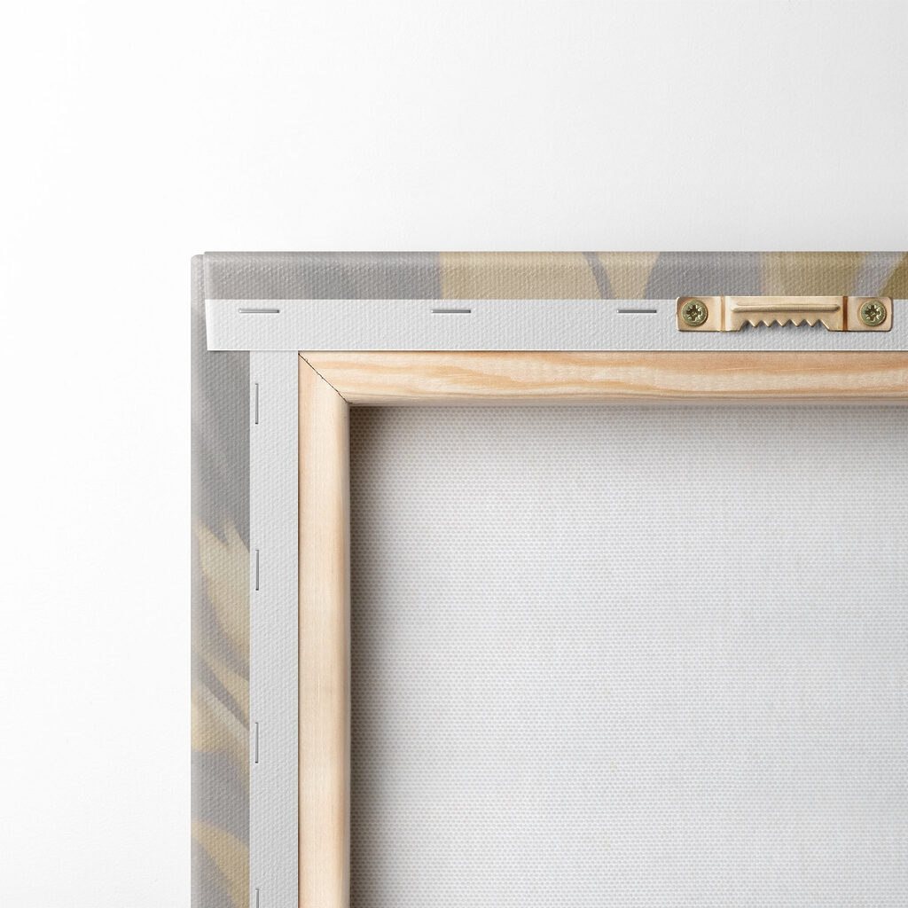 Feuilles d’or sur gris — dos