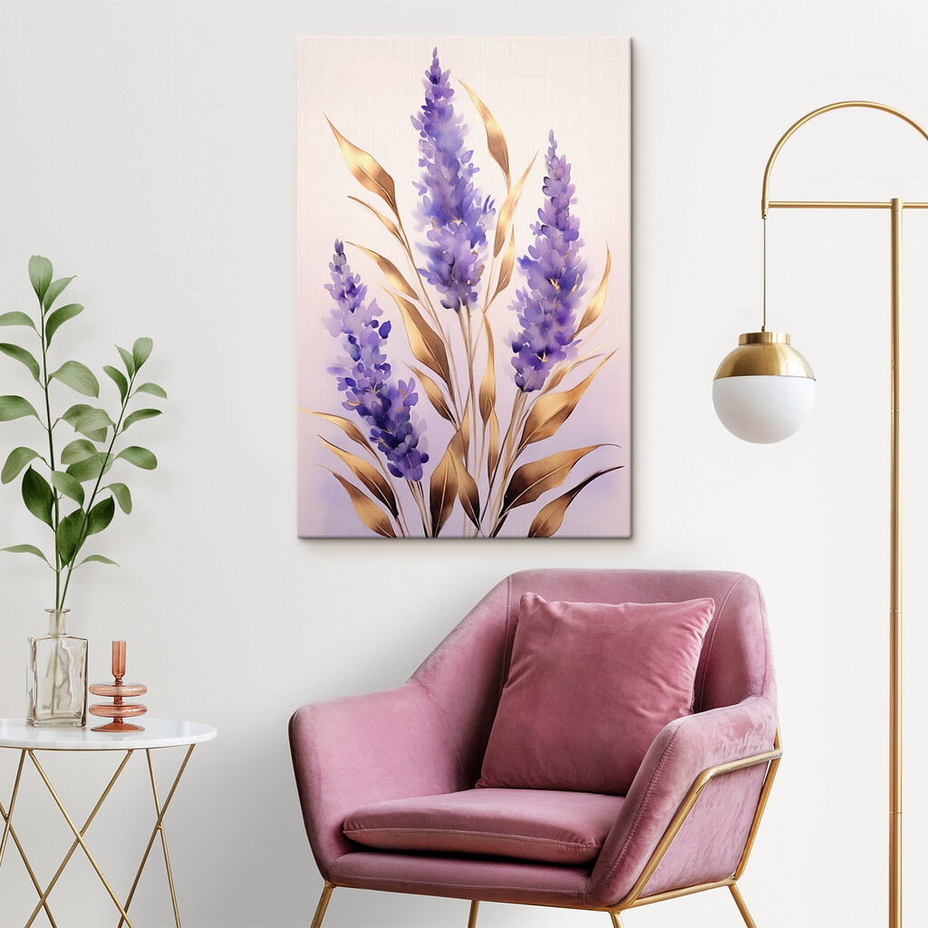 Lavande aux feuilles dorées — intérieur 2