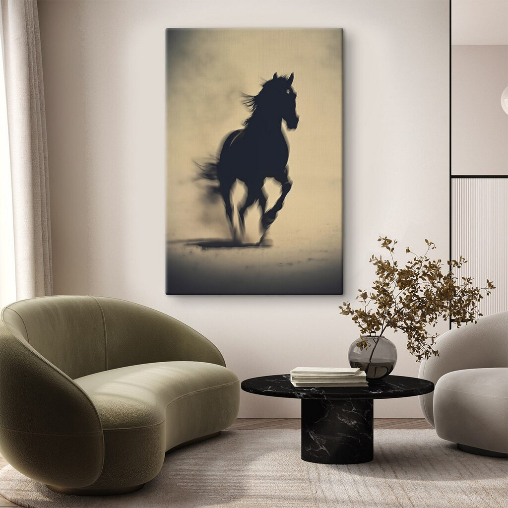 Silhouette de cheval — intérieur 2