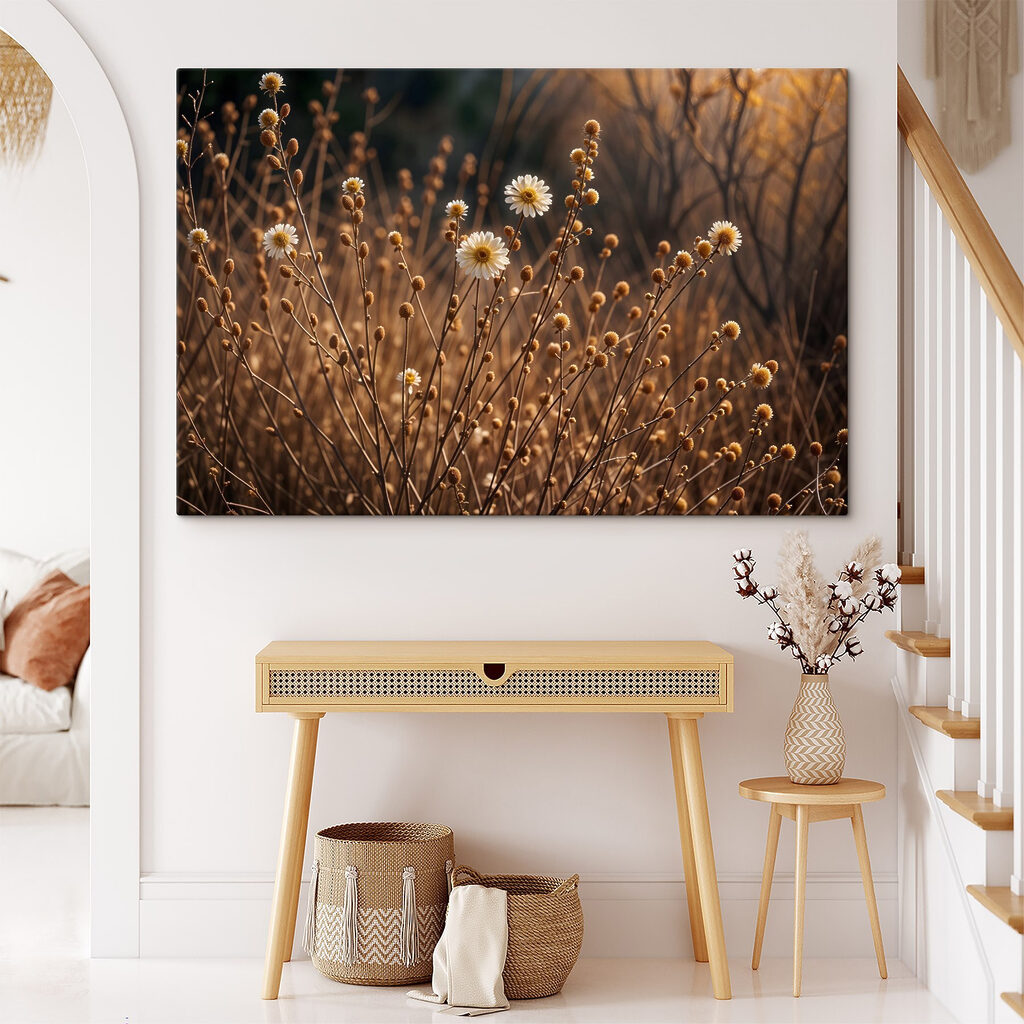 Tiges sèches à contre-jour — intérieur 1