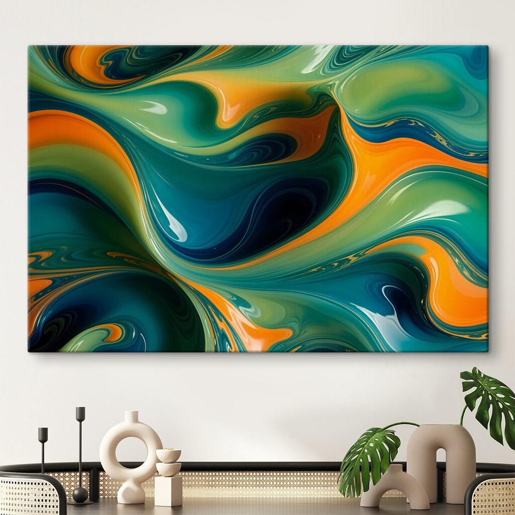 Le vert traverse l’orange — intérieur 1