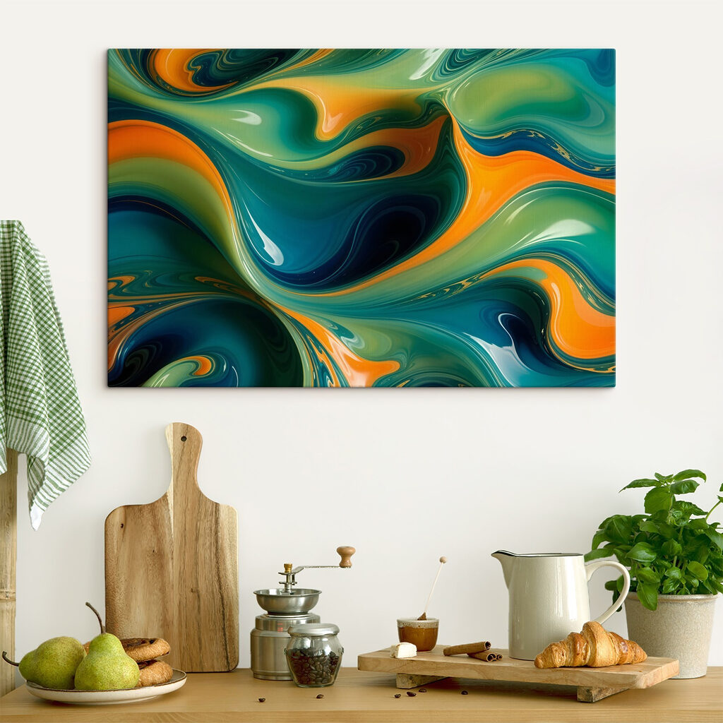 Le vert traverse l’orange — intérieur 2
