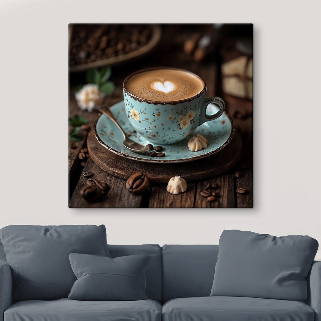 Cœur de cappuccino — intérieur 1