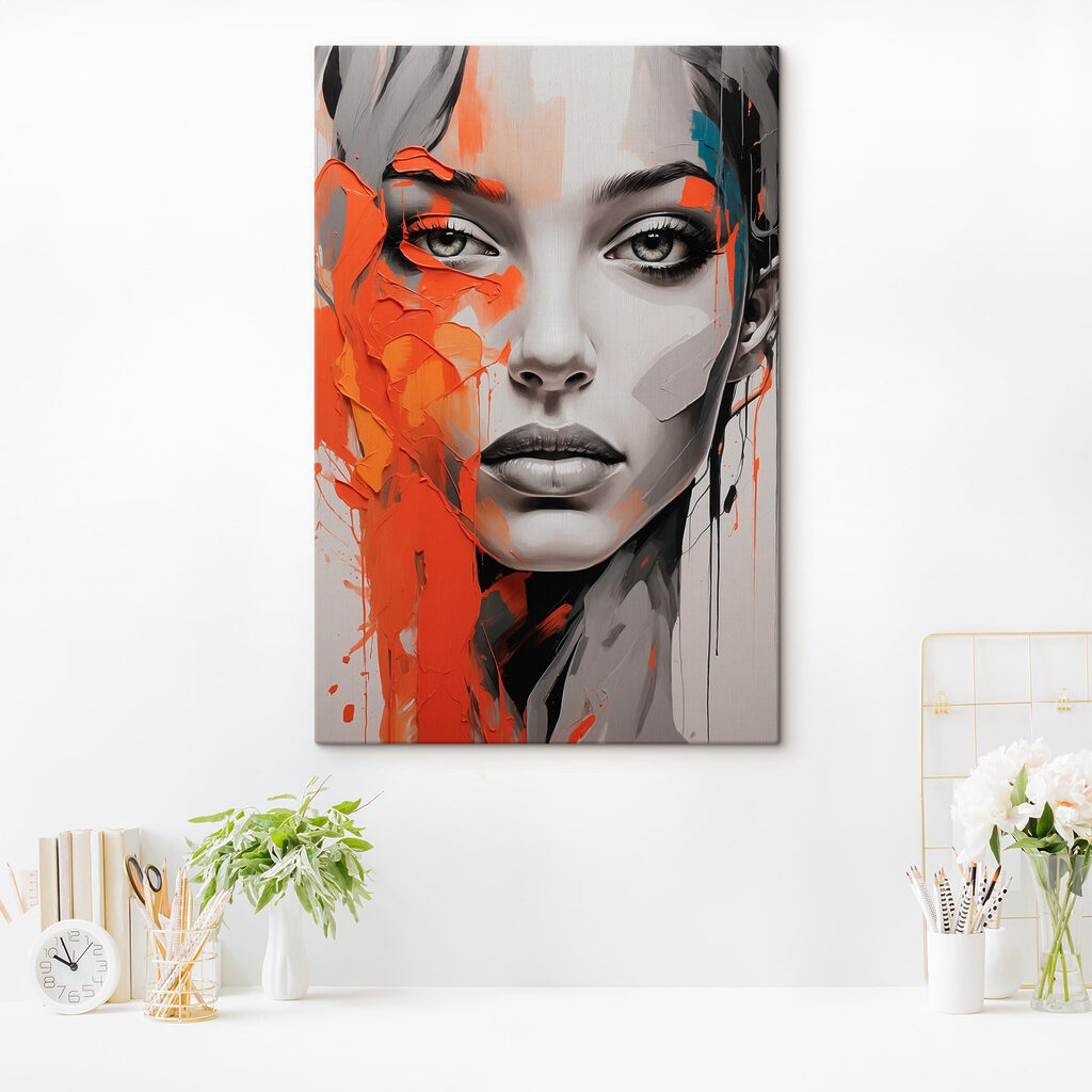 Regard gris dans l’orange — intérieur 2